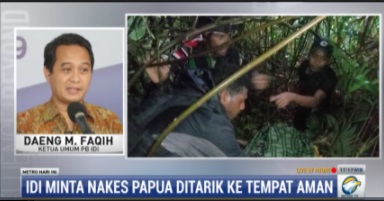 IDI Tarik Nakes dari Daerah 'Panas' di Papua Akibat Diincar KKB