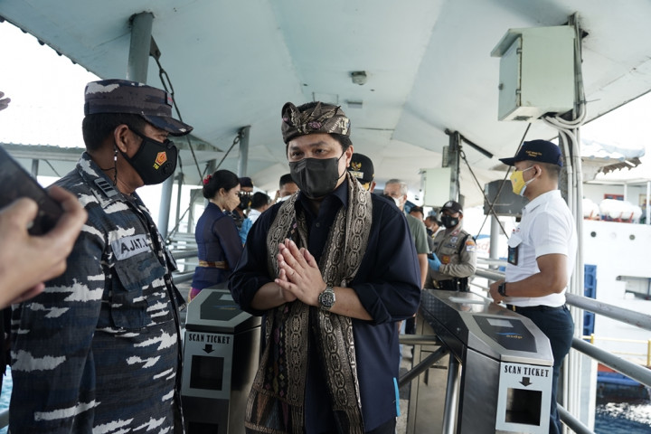 Gunakan Kapal Ferry, Menteri BUMN: Masyarakat Wajib Sudah Vaksin Covid-19