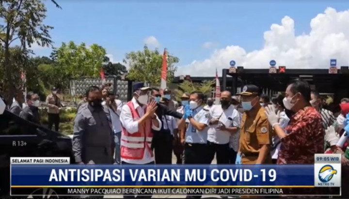 Menhub Antisipasi Masuknya Covid-19 Varian Mu di Perbatasan Indonesia-Malaysia