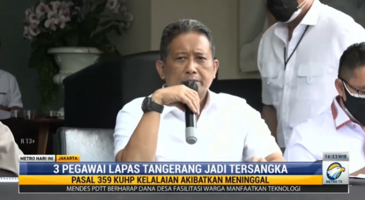 3 Tersangka Kebakaran LP Tangerang Berstatus Pegawai Lapas