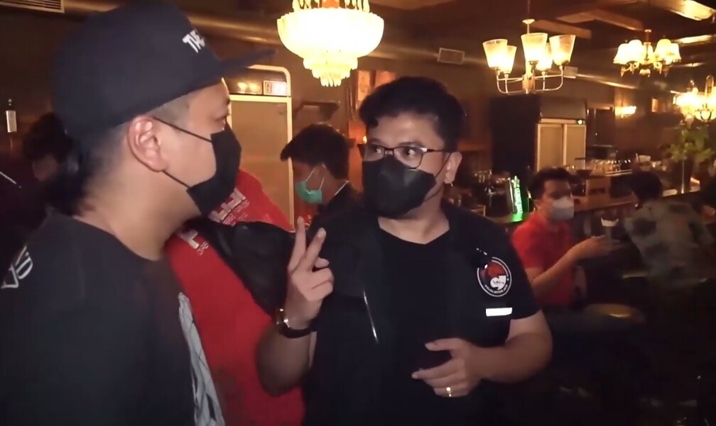 Razia di Kafe Shamrock Tebet/Medcom.id/Siti.