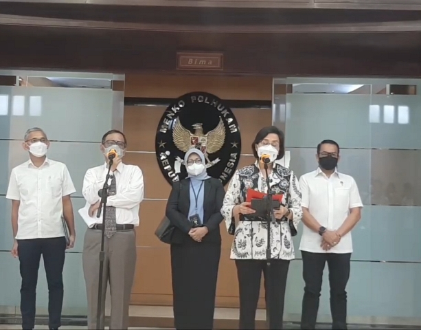 Menteri Keuangan Sri Mulyani Indrawati tengah membeberkan para obligor BLBI - - Foto: Medcom/ Eko Nordiansyah