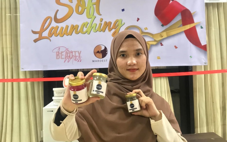 Launching produk kecantikan dan kesehatan dari sarang burung walet. Dok humas IPB.