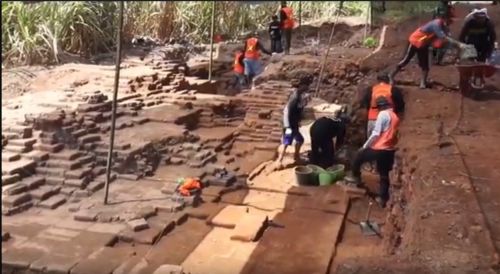 Pintu Gerbang Istana Zaman Majapahit Ditemukan di Mojokerto