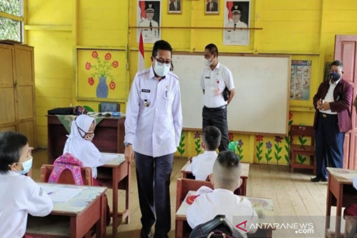 Wabup Murung Raya Evaluasi Pembelajaran Tatap Muka