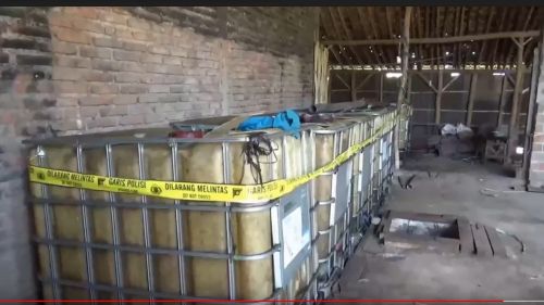 Eks Kades di Magetan Timbun Solar Bersubsidi