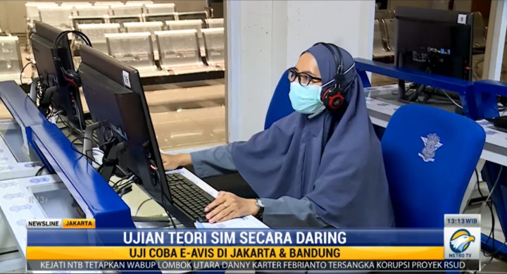 Keren! Ujian SIM Online Mulai Diuji Coba di Bandung dan Jakarta