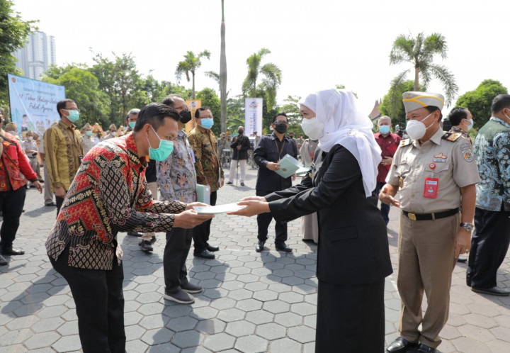 Khofifah Minta Kepala Daerah Percepat Sertifikasi Tanah Warga Tidak Mampu