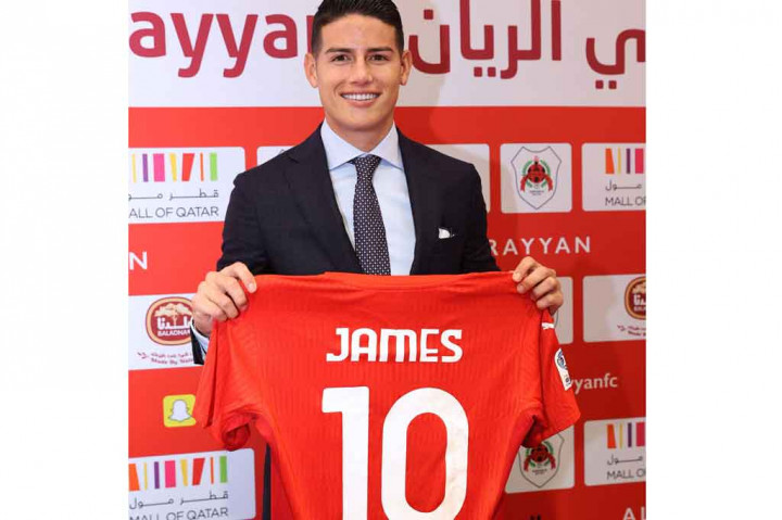 James Rodriguez Resmi Diperkenalkan di Depan Publik Al-Rayyan