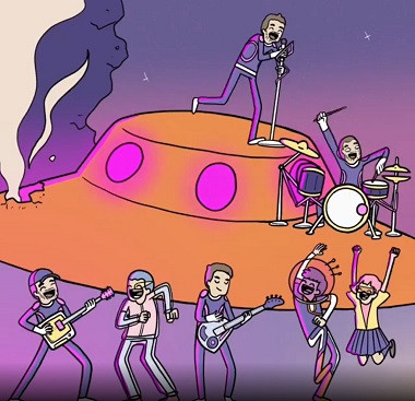 Komik Indonesia Tahilalats Kampanyekan Single Terbaru Coldplay dan BTS