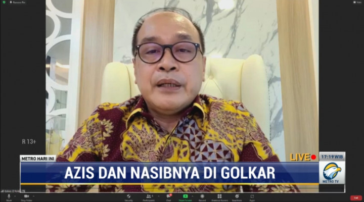 Dijadikan Tersangka, Golkar Siap Beri Bantuan Hukum untuk Azis Syamsuddin