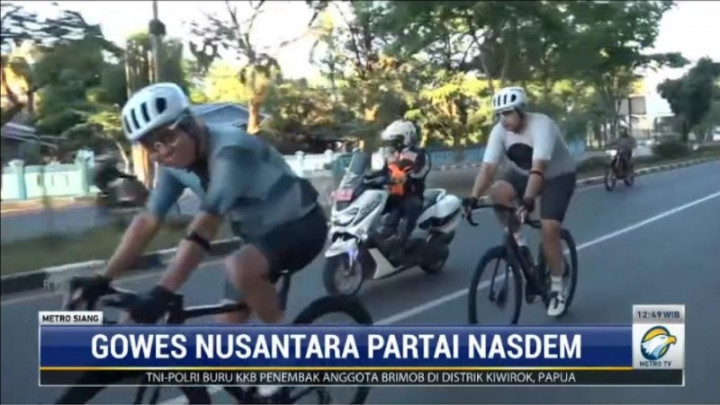 Gowes Nusantara Partai NasDem Kembali Hadir di Makassar