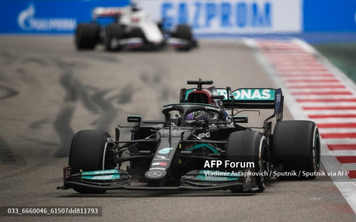 F1GP Rusia: Hamilton Catatkan Kemenangan ke-100