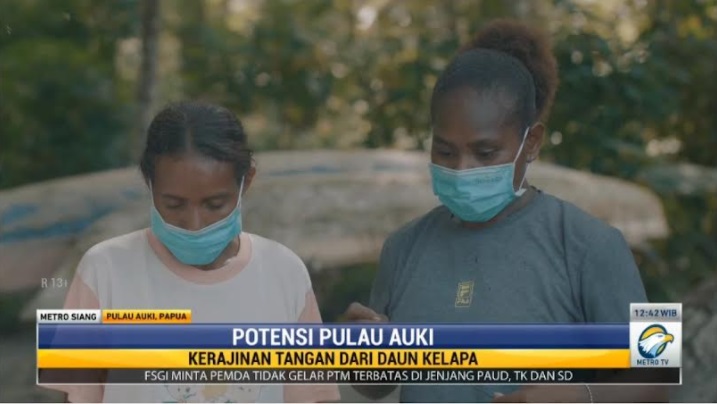 Jaringan Internet Dukung Promosi Produk Kerajinan Tangan Pulau Auki