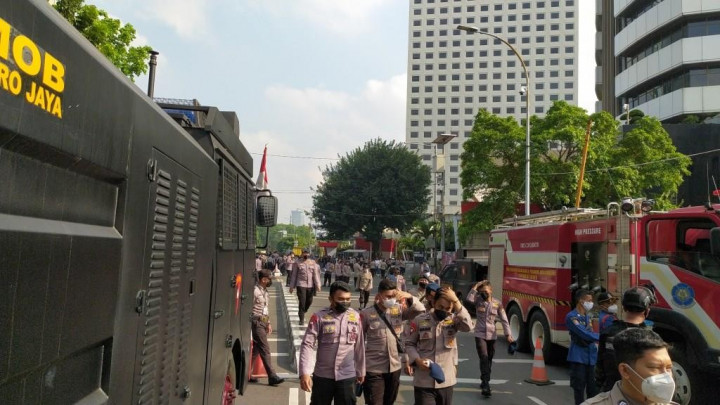 1.350 Personel Dikerahkan Jaga Demo di KPK