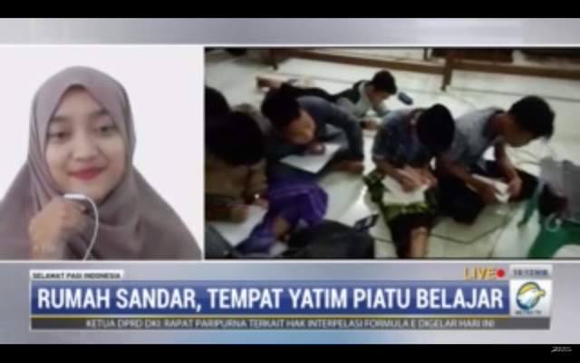 Rumah Sandar, Bantuan Bimbingan Belajar untuk Anak Panti Asuhan