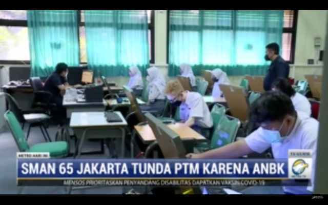 Gelar ANBK, Pemprov DKI Jakarta Hentikan PTM Terbatas Sementara