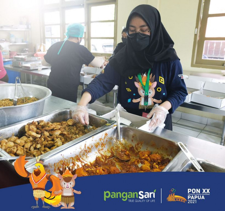 Pangansari Pastikan Asupan Gizi Atlet PON Papua Terpenuhi