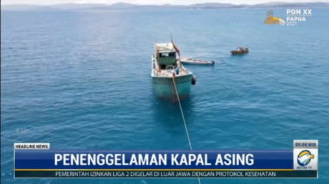 2 Kapal Nelayan Asal Vietnam Ditenggelamkan di Natuna