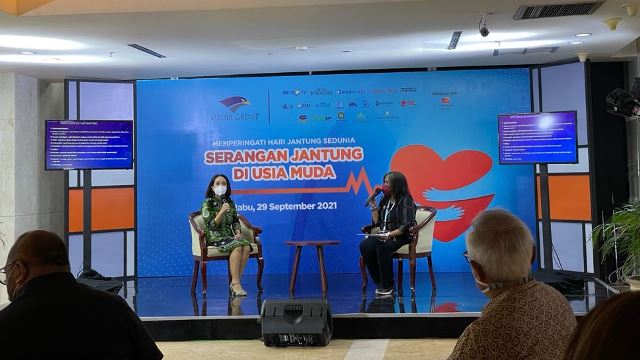 Apakah hanya usia tua yang bisa terkena serangan jantung? Ini paparan dr. Febtusia Puspitasari. (Foto: Dok. Medcom.id/Raka Lestari)
