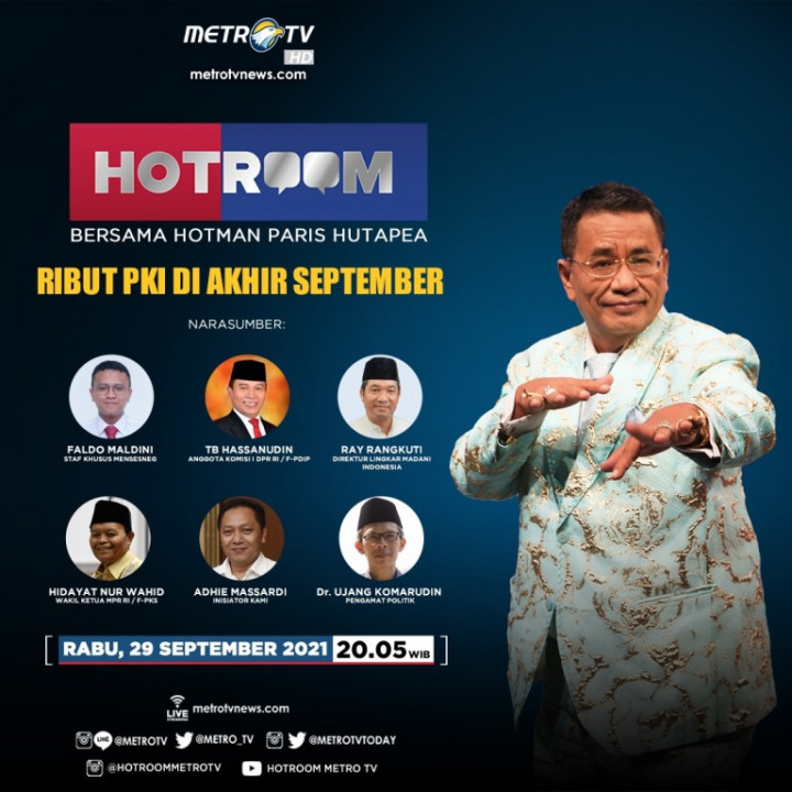 Hotman Paris Siap Bongkar Tradisi Pergolakan Isu Komunisme Jelang Peringatan G30S PKI