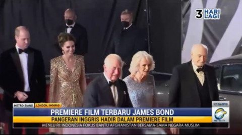 Keluarga Kerajaan Inggris <i>Nobar</i> Premiere Film James Bond