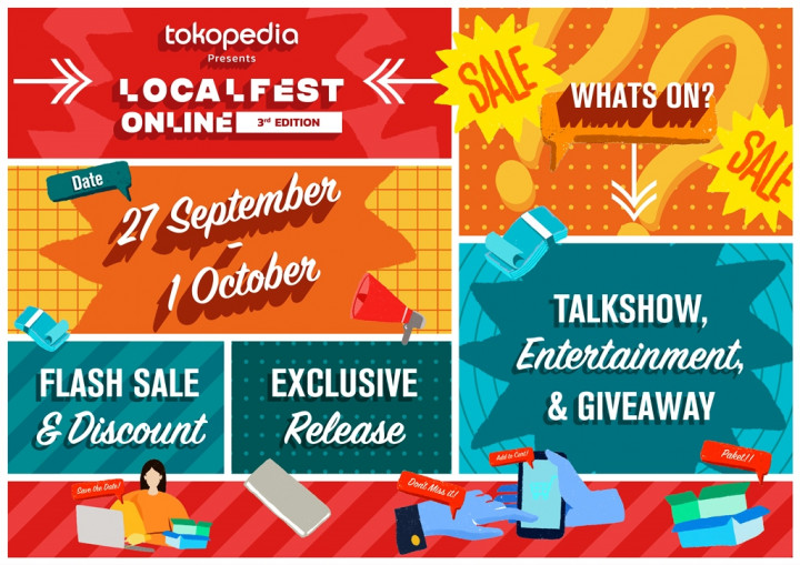 LOCALFEST Online 3rd Edition Hadirkan Ratusan Brand Lokal dengan Diskon Spesial