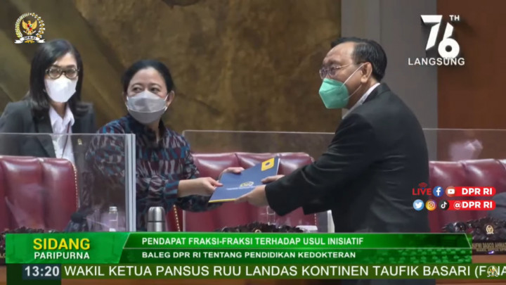 RUU Pendidikan Kedokteran Disahkan Jadi Usul Inisiatif DPR