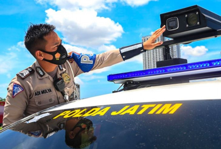 Keren, Mobil Polisi Gresik Dilengkapi Teknologi AI