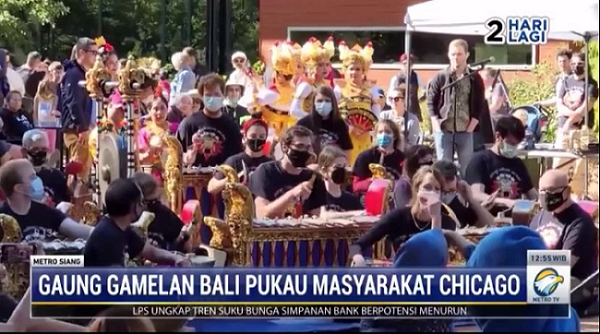 Gaung Gamelan Bali Sukses Pukau Masyarakat Chicago