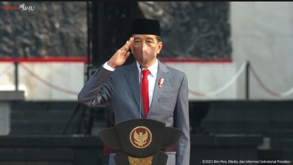 President Jokowi Leads Ceremony to Commemorate Pancasila Sanctity Day
