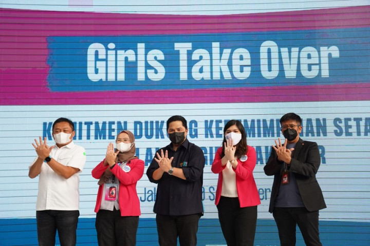 Intip Debut Sharon Florencia Jadi Pengganti Sehari Menteri BUMN Erick Thohir