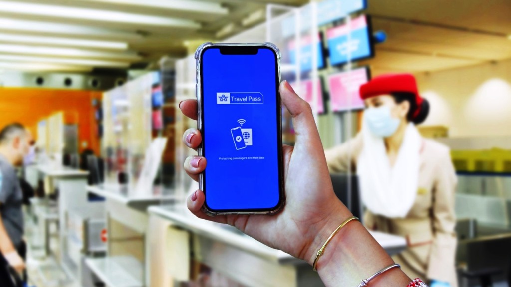 Aplikasi IATA Travel Pass (Foto: Emirates)