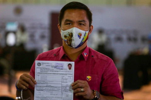 Mundur dari Tinju, Manny Pacquiao Resmi Daftar sebagai Capres Filipina