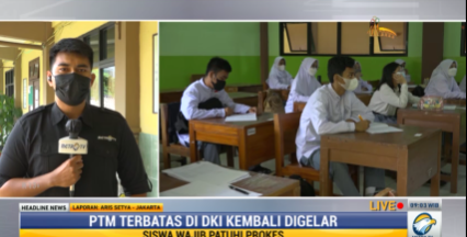 Kembali Diizinkan, 1.059 Sekolah di DKI Gelar PTM Hari Ini
