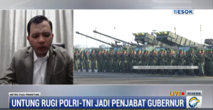 Awas! Penunjukan Gubernur dari Polri Berpotensi Timbulkan Citra Orba