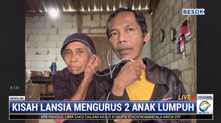 2 Anaknya Lumpuh dan Suami Kena Stroke, Mbah Saminem Banting Tulang di Usia Senja
