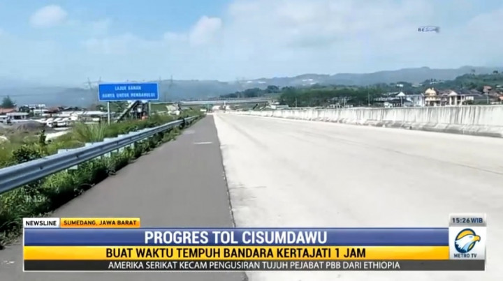 Pemerintah Targetkan Tol Cisumdawu Beroperasi Desember 2021