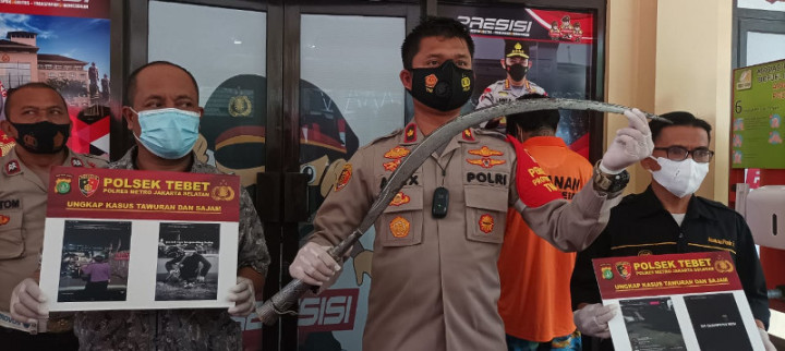 Polisi Tangkap 14 Pelaku Tawuran di Tebet