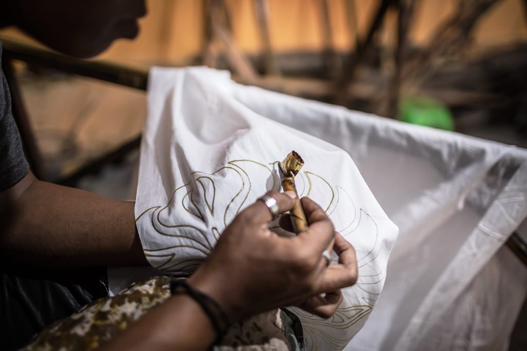 Pembuatan Batik (Foto: Ilustrasi-Pexels)