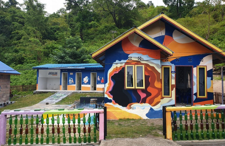 Diperbaiki, Rumah di Kawasan Kumuh Gorontalo Jadi Objek Wisata