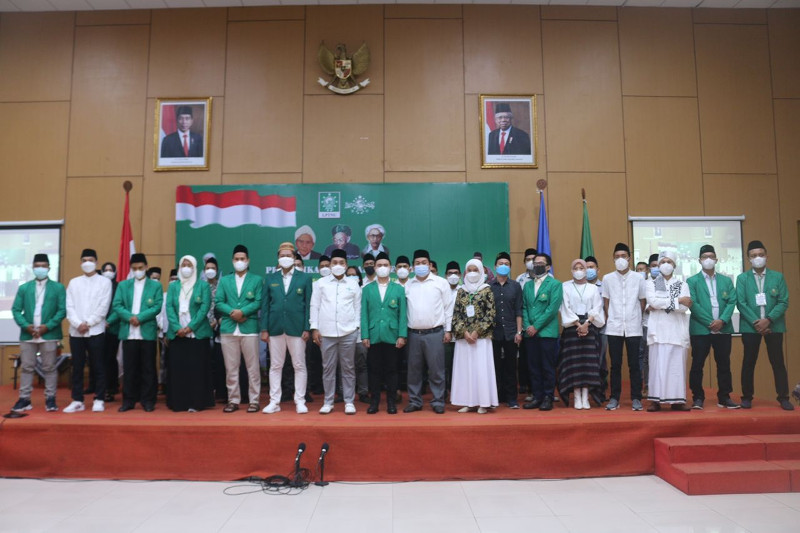 Suasana pelantikan pengurus Lembaga Pendidikan Tinggi NU DKI Jakarta periode 2021-2026. Dok. Istimewa