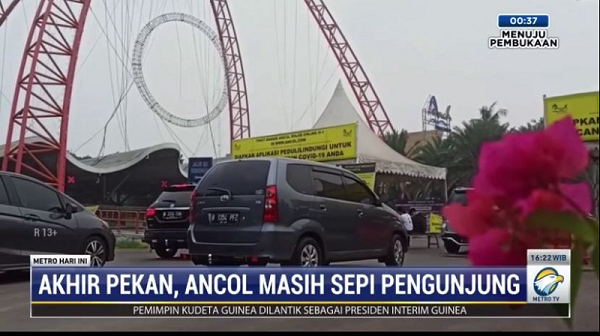 Meski Sudah Dibuka, Ancol Masih Sepi Pengunjung Saat Akhir Pekan