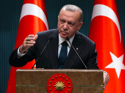 Populer Internasional: Erdogan Berbicara isu Rasisme Hingga Badai Tropis Shaheen di UEA