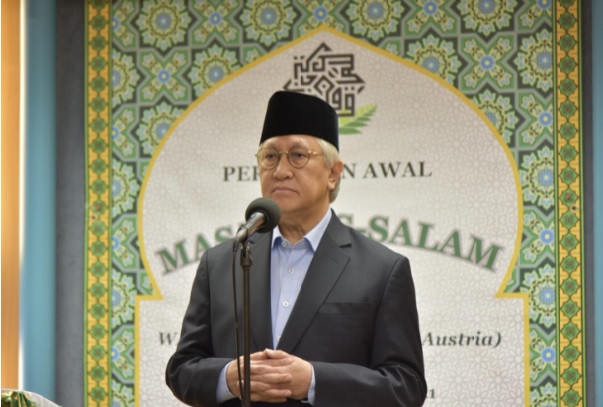 KBRI Wina dan Komunitas Muslim Indonesia Resmikan Masjid di Austria