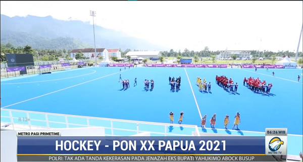 Berlatar Pegunungan Cycloop, Ini Keistimewaan Lapangan Hockey Outdoor PON Papua