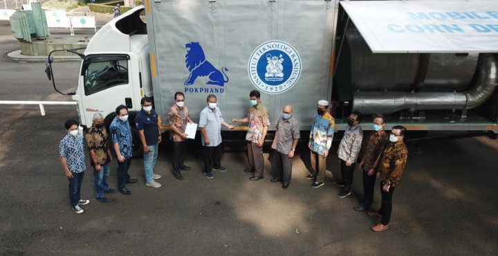 PT CPI dan ITB Hasilkan Inovasi Rekayasa Teknologi Mobil Pengering Jagung