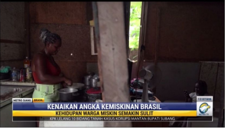 Gara-gara Pandemi, 60% Warga Brasil Kekurangan Pangan