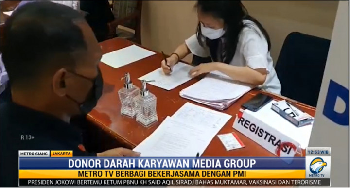 Kegiatan Donor Darah di Metro TV Juga Terima Plasma Konvalesen
