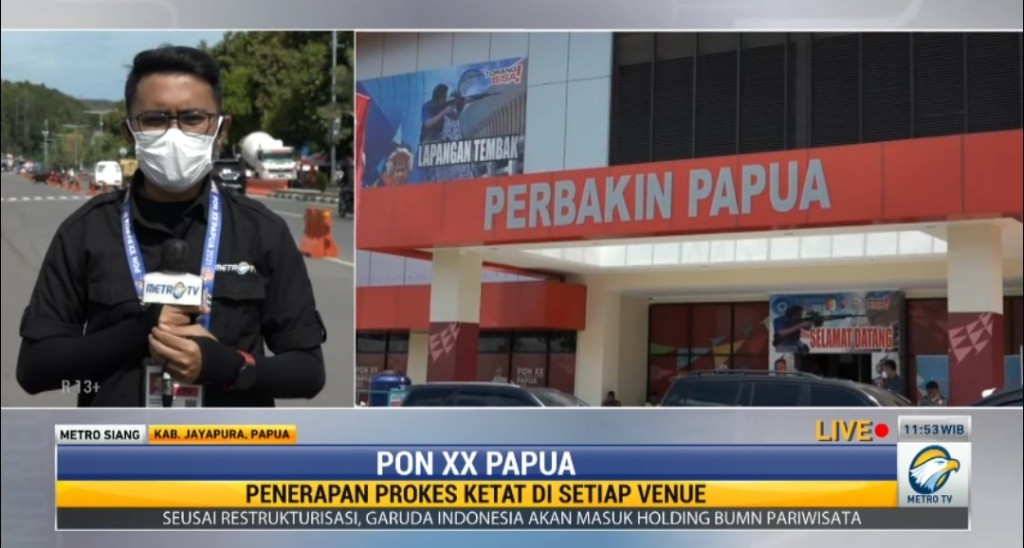 Protokol kesehatan terus ditingkatkan di lokasi pertandingan PON XX Papua.
